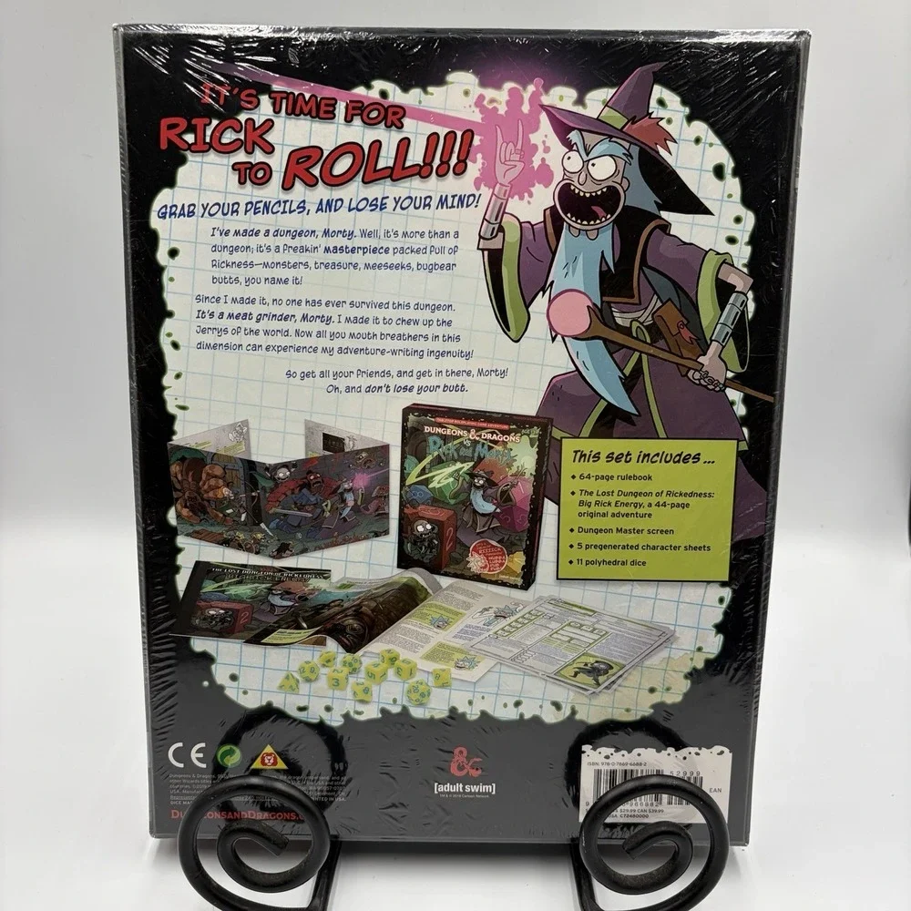 Dungeons & Dragons‎ vs Rick and Morty Tabletop Roleplaying Game Brand New 2019